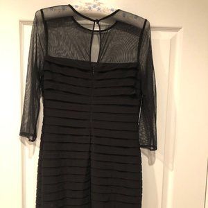 Adrianna Papell Little Black Dress sz 10